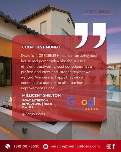 Disaster Home Rebuild for Benji Builders in Los Angeles, CA