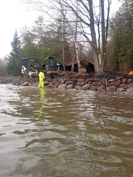 Enhance your property's protection and beauty with our expert Sea Wall Builds, offering durable coastal defense and aesthetic appeal to safeguard against erosion while complementing your landscaping design. for Cherry Capital Landscape & Design in Grand Traverse County, MI