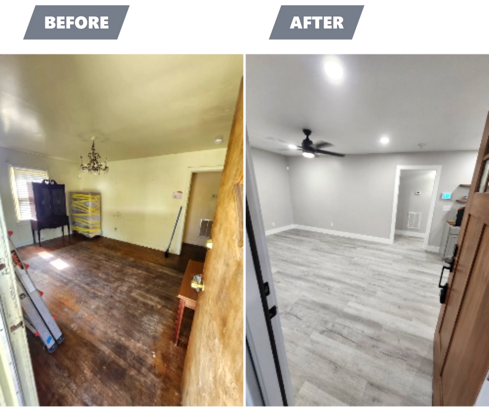 Before/After Interior Renovations for AG Construction in Greenville, SC