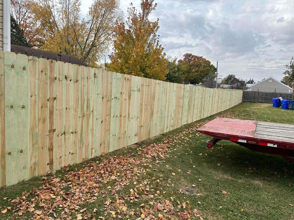 Fence Installation for Illinois Fence & outdoor co. in Kewanee, Illinois