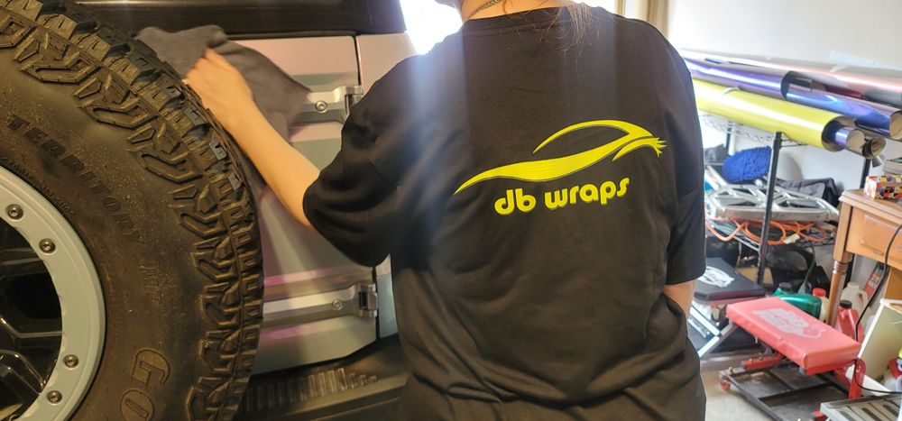 Chameleon Ford Bronco for DB WRAPS in Josephine, TX