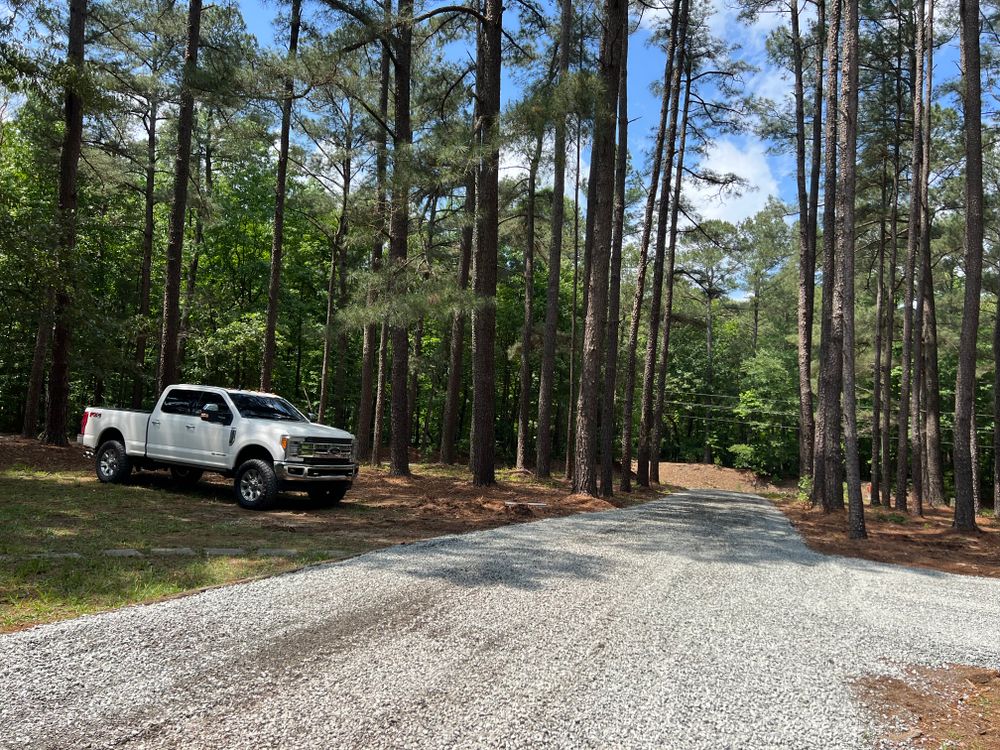 Grading for KM Landworks in Moncure ,  NC