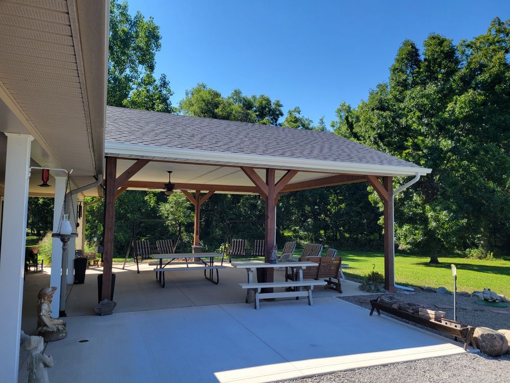 Transform your outdoor space with our Deck & Patio Installation service, offering expert craftsmanship, high-quality materials, and customized designs to create a beautiful and functional area perfect for relaxation or entertaining. for Wilson & McComb Homes in Fort Wayne, IN