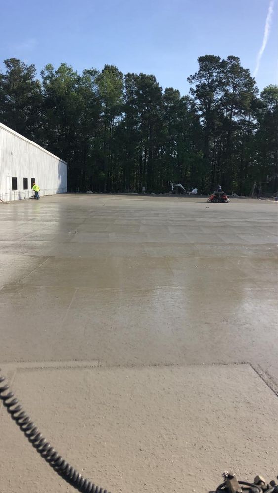 Our Commercial service caters to businesses, offering top-quality concrete solutions for various projects like construction, industrial sites, parking lots or any large-scale commercial ventures. for Chad Branham Construction LLC in Lugoff, SC