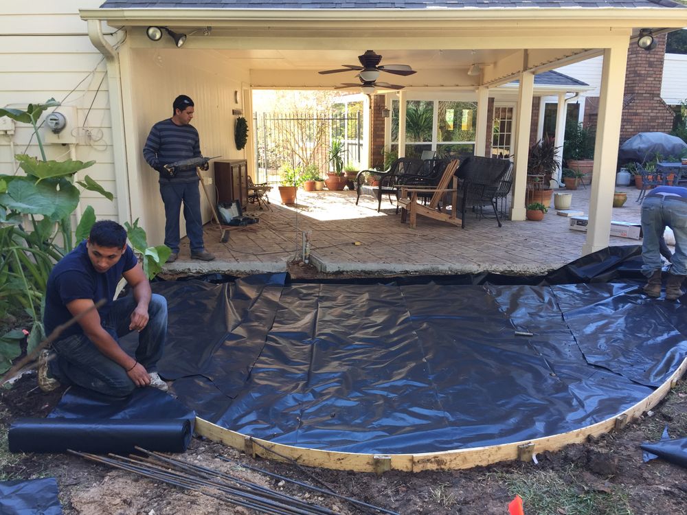 Patios for Texas Curb N Borders in Houston, TX