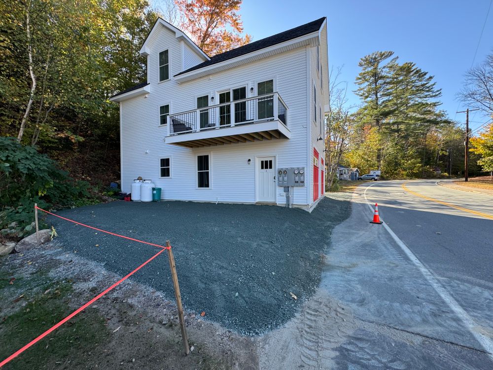 Driveway Grading/Install for AFH Earthworks in Madison, NH