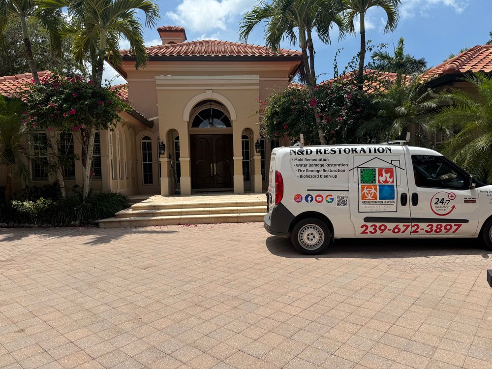 Mold Remediation for N&D Restoration Services When Disaster Attacks, We Come In in Cape Coral,  FL