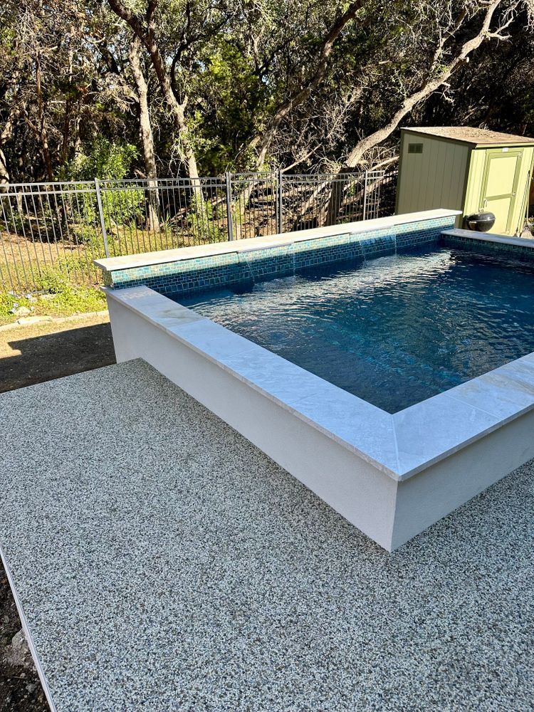 Pool Decks for TEX STONE Resin & Epoxy Coatings in Schertz, TX