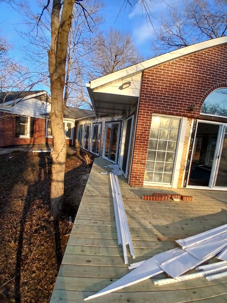 13 doors, 2 windows,  plus pool room Mechanics for Dead Tree General Contracting in Carbondale, Illinois