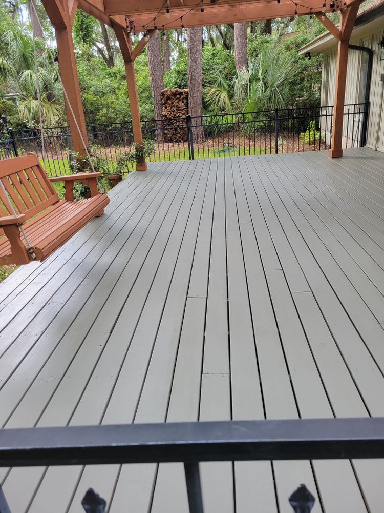 Deck paint  for Bocanegra Painting  in Savannah, GA