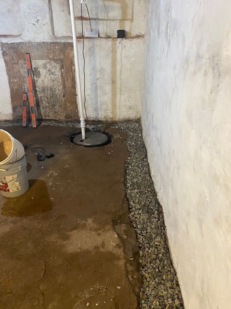 Basement waterproofing  for Markey Masonry LLC in Phoenixville, PA