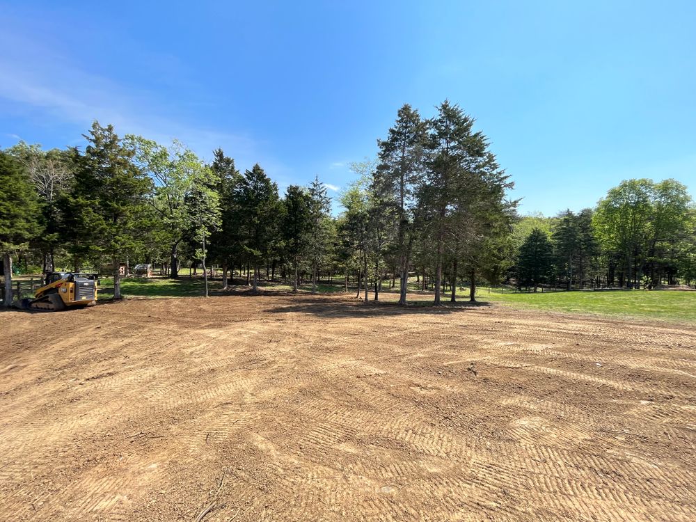 Grading for Schrock’s Land Management in Northern Virginia, Shenandoah Valley, VA