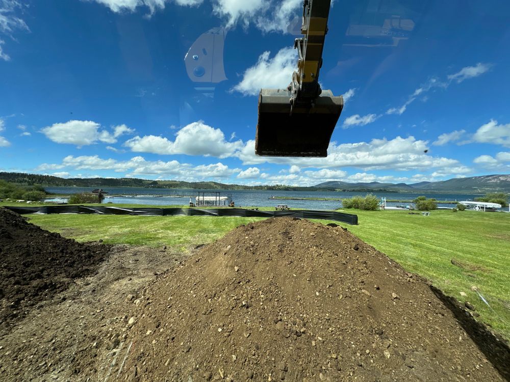 Dirt Work for R&H Homes in Bozeman, MT