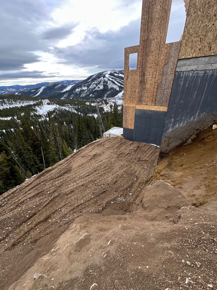 Dirt Work for R&H Homes in Bozeman, MT