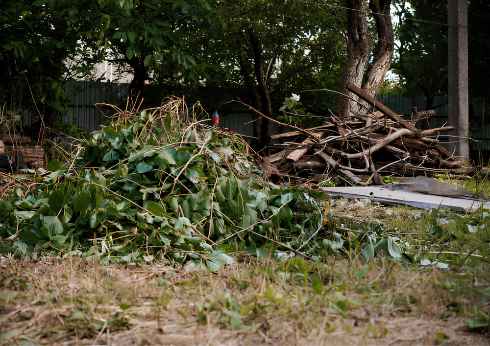 Our debris disposal service removes branches, leaves, yard waste, and unwanted outdoor materials quickly and responsibly, keeping your property clean, safe, and ready for a beautiful, well-maintained landscape. for Big G's Lawncare & Plowing in Bangor, ME