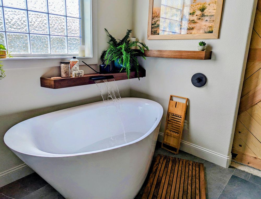 Revamp your bathroom oasis with our expert renovation service. From updating fixtures to creating a spa-like retreat, we'll transform your space into a stunning and functional haven for relaxation. for Sharp Construction in Windsor, CO