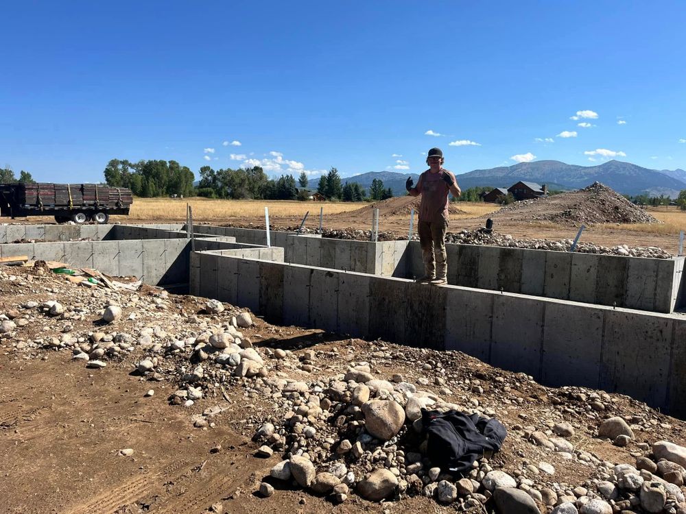Flat WorkConcrete for A K Concrete in Tetonia, ID