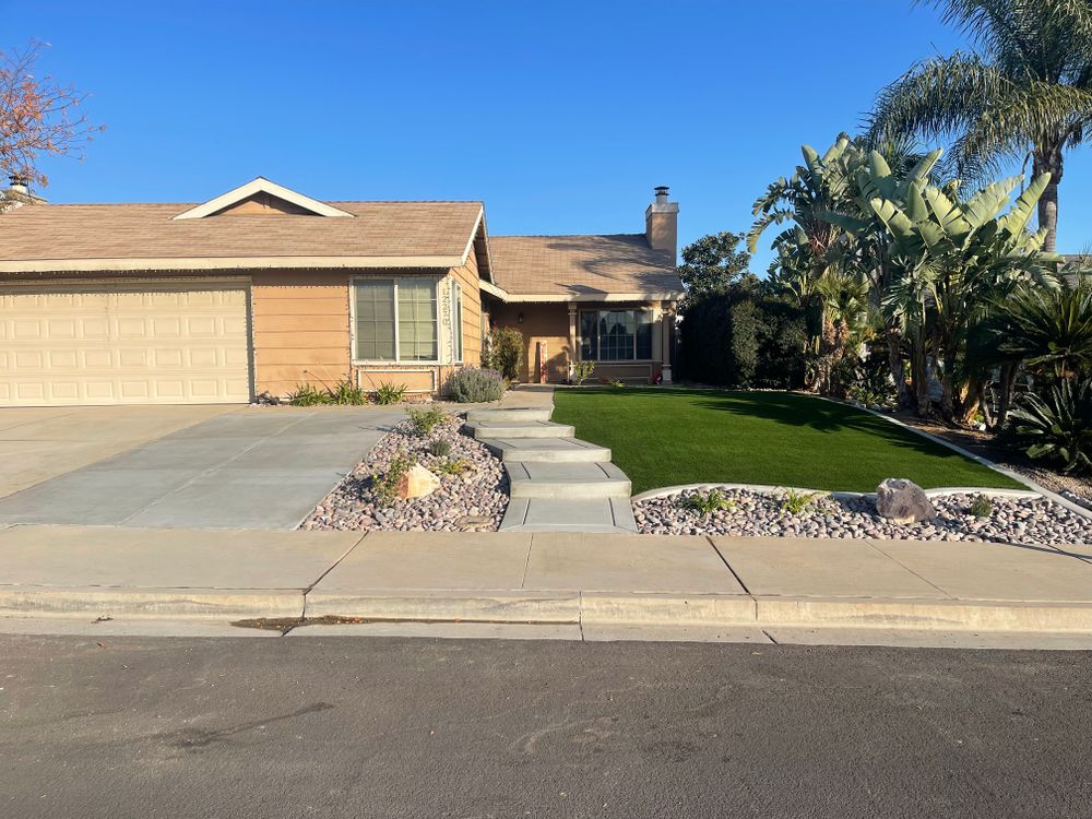 Artificial Turf Installation for Aidan Jade Landscaping in Riverside County, CA