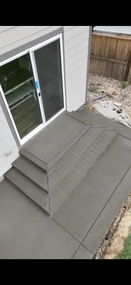 Concrete Steps for B&M Concrete LLC in Longmont, CO