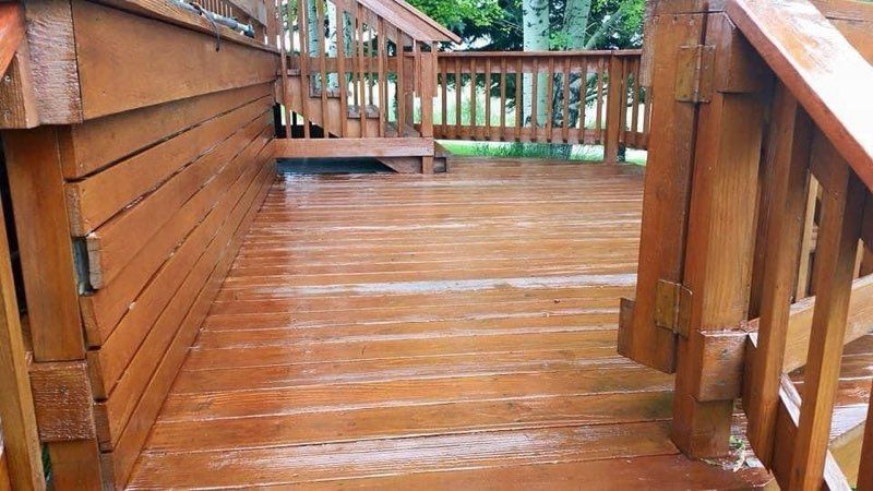Deck Staining for Mike's Custom Painting in Kissee Mills, MO