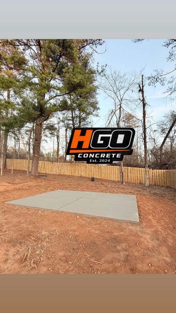 Concrete for HGO Construction & Grading LLC in Spartanburg, SC