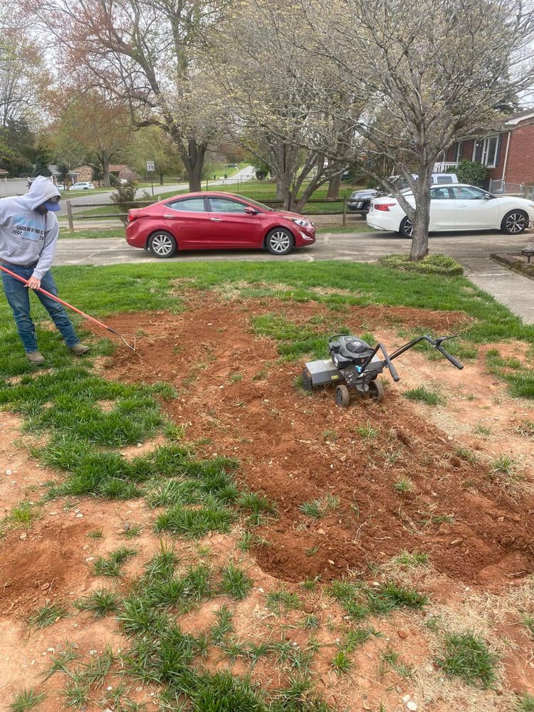 Mulching for America's Top Pick Lawn & Landscaping in Gastonia, NC