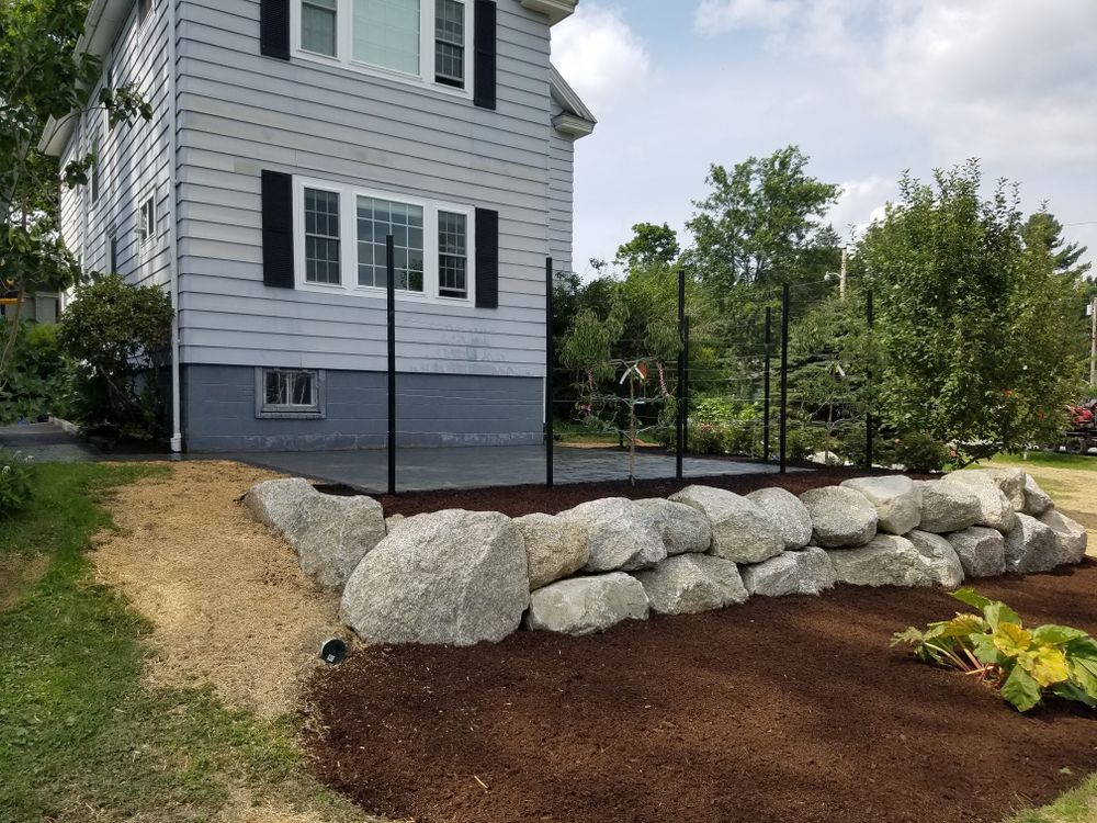 Enhance your outdoor space with our premier hardscaping services, offering expert design and installation of patios, walkways, retaining walls, and more to create a functional and beautiful landscape. for Casey's Lawn Service LLC in Orono, ME