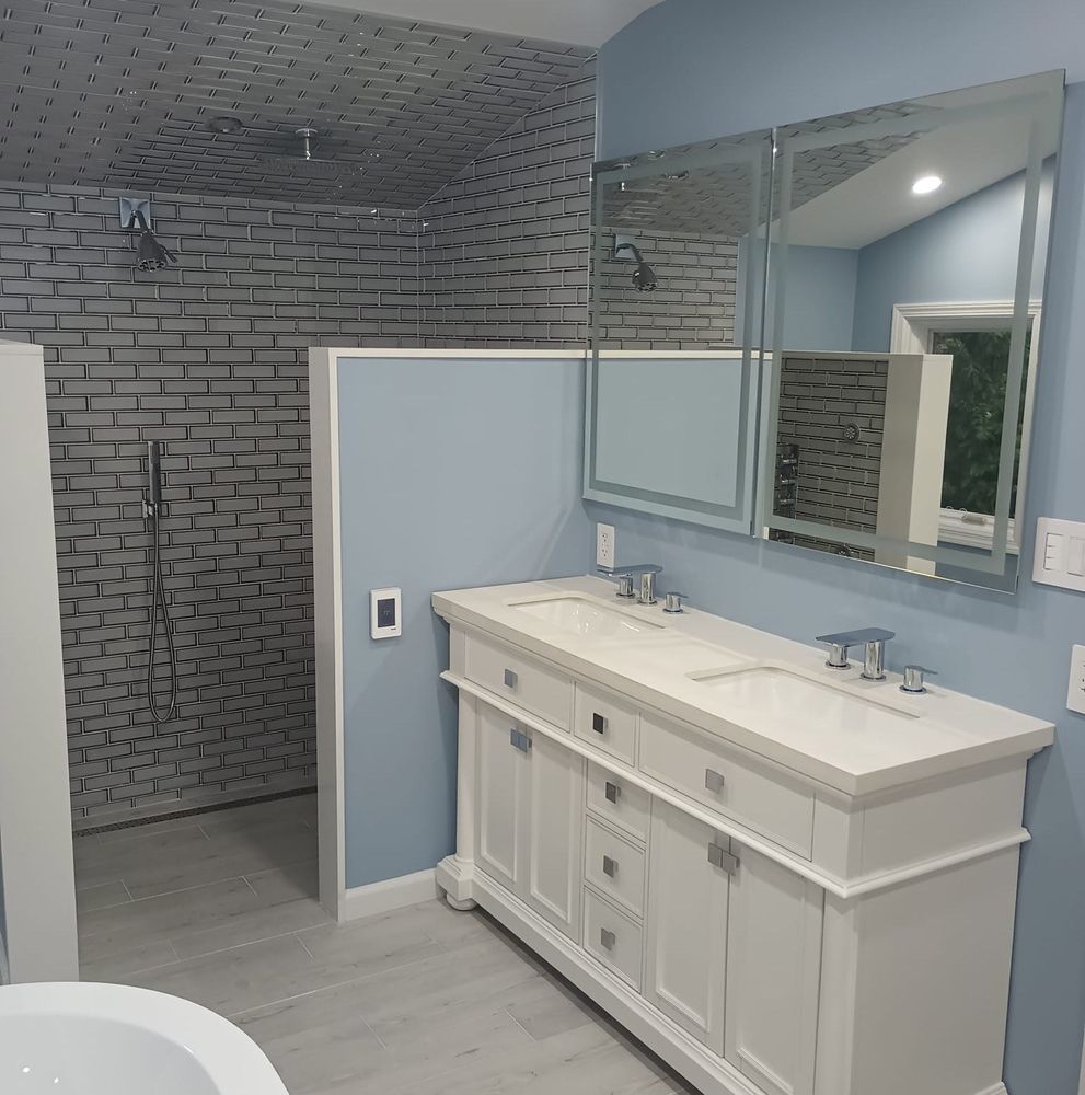 Transform your bathroom into a luxurious retreat with our expert renovation service. From modern upgrades to complete remodels, we create beautiful and functional spaces tailored to your style and needs. for New Vision Contracting in Suffolk County, NY