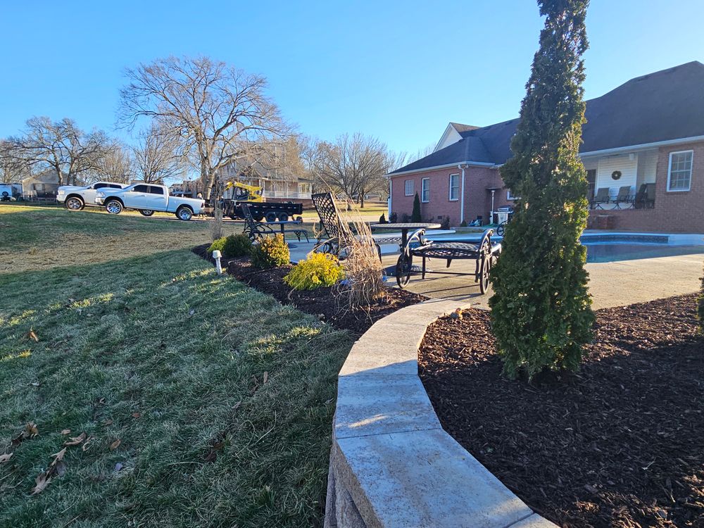 Stone Wall Installations for Adams Lawn Service & Landscaping, Inc. in Shelbyville, TN