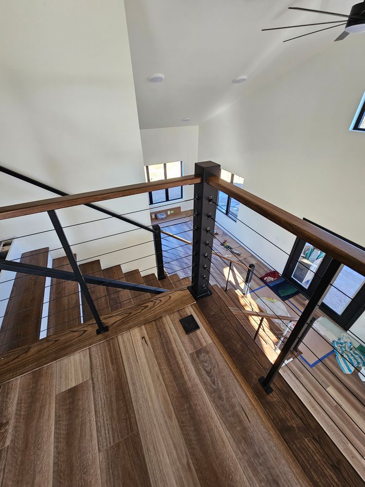 Interior Railing  for Timber Concepts  in Abrams, WI