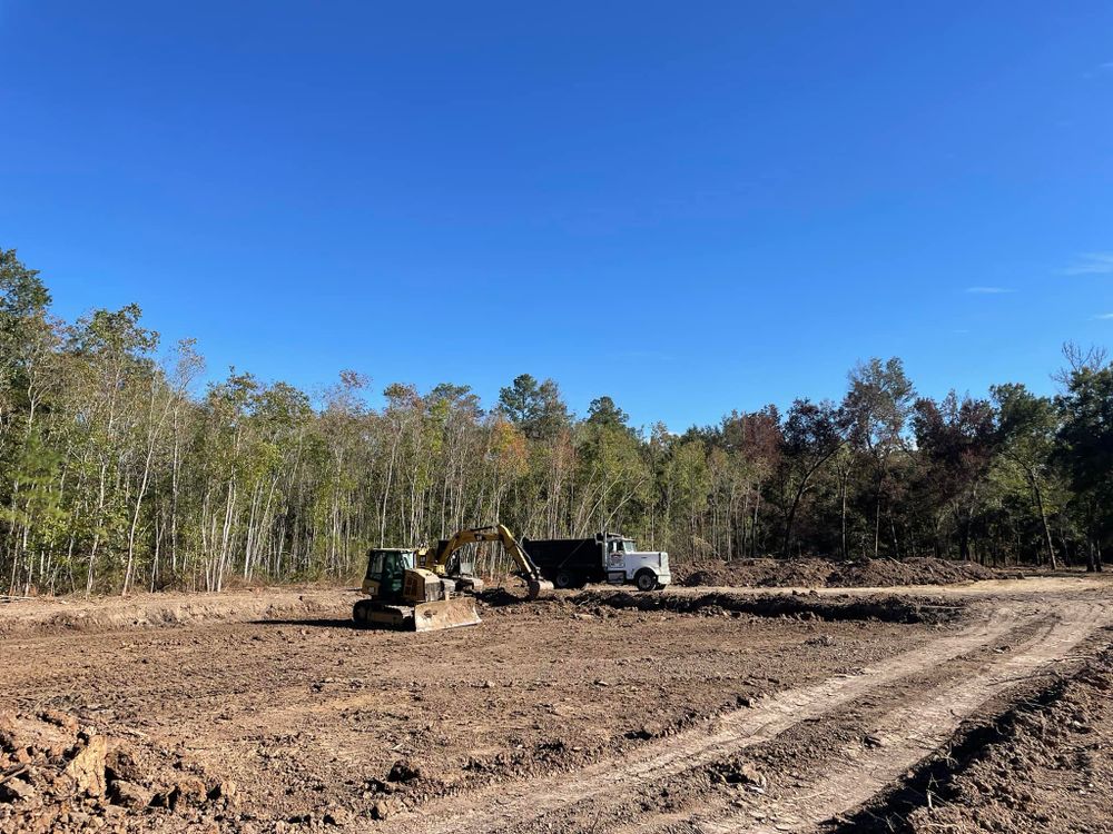 Excavating for Deriso Construction in Huffman, TX