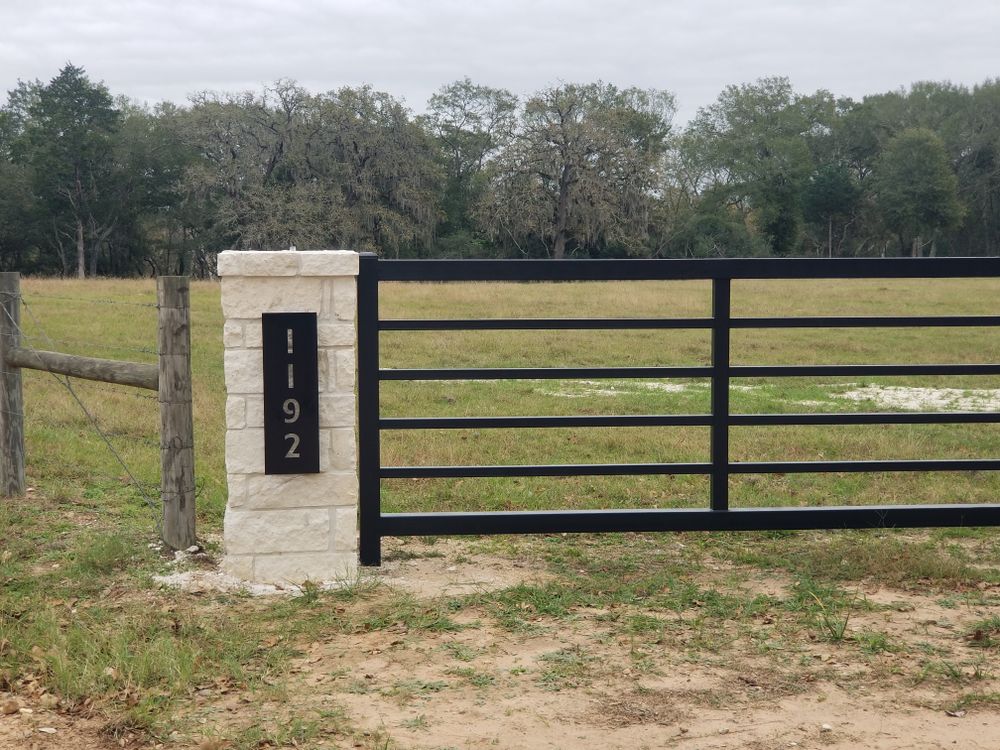 Masonry Work for Pride Of Texas Fence Company in Brookshire, TX