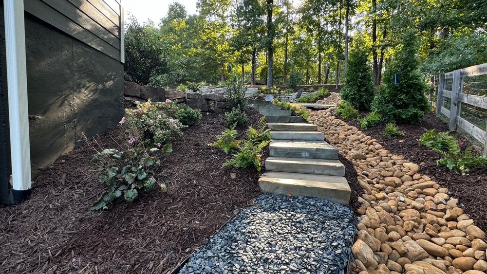 Transform your outdoor space with our natural stone hardscape services, offering durability and elegance. Enhance your landscape’s beauty with expertly crafted patios, walkways, and retaining walls made from premium materials. for Capital GREEN in Atlanta, GA