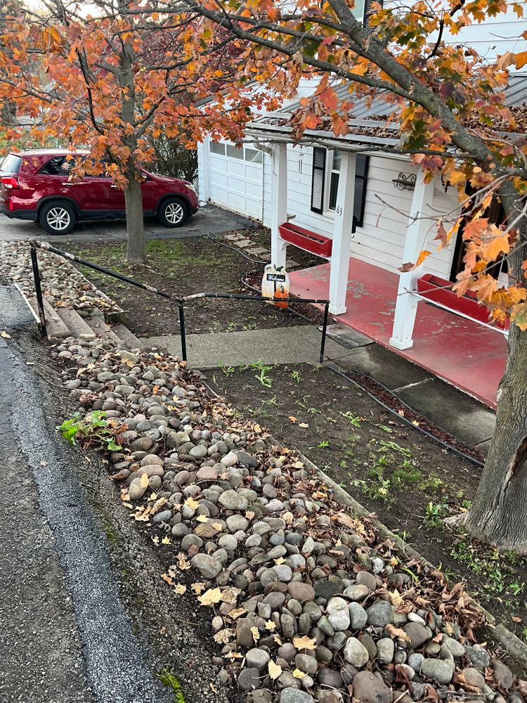 Our Fall Clean Up service ensures your lawn is pristine by removing leaves, debris, and preparing plants for winter, enhancing curb appeal and maintaining a healthy yard year-round. for Cam Yardz in Washington, PA