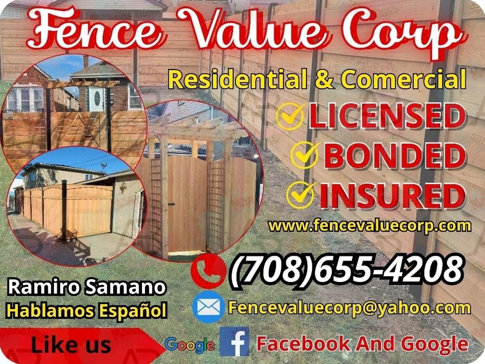 All Photos for Fence Value Corp in Chicago, IL