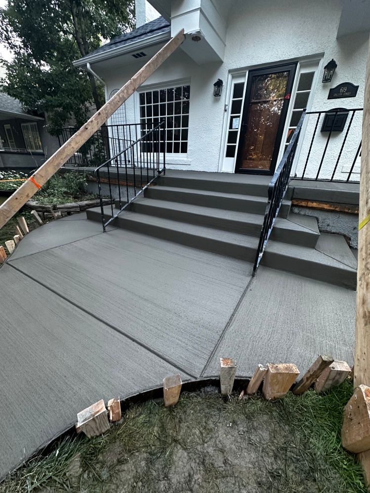 Concrete Steps for B&M Concrete LLC in Longmont, CO