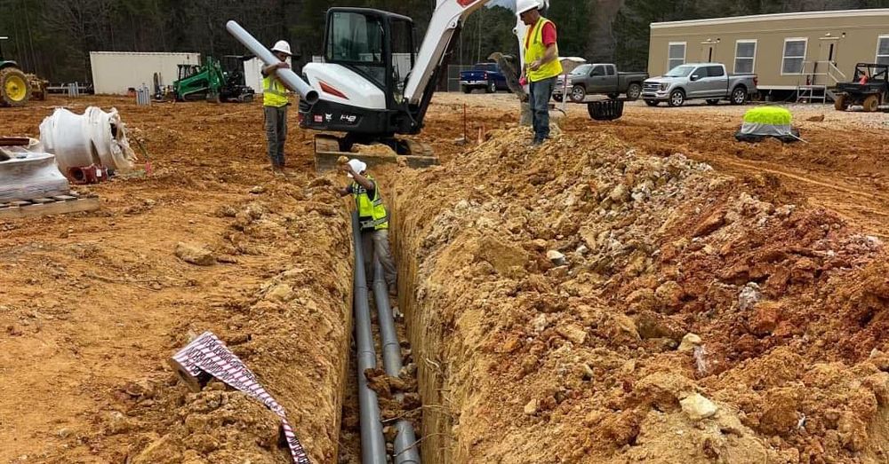 Our Underground Utility Work service includes locating and installing Electrical lines with minimal disruption to your property during the construction process. for Moffett Equipment Services And Rentals in Opelika, AL