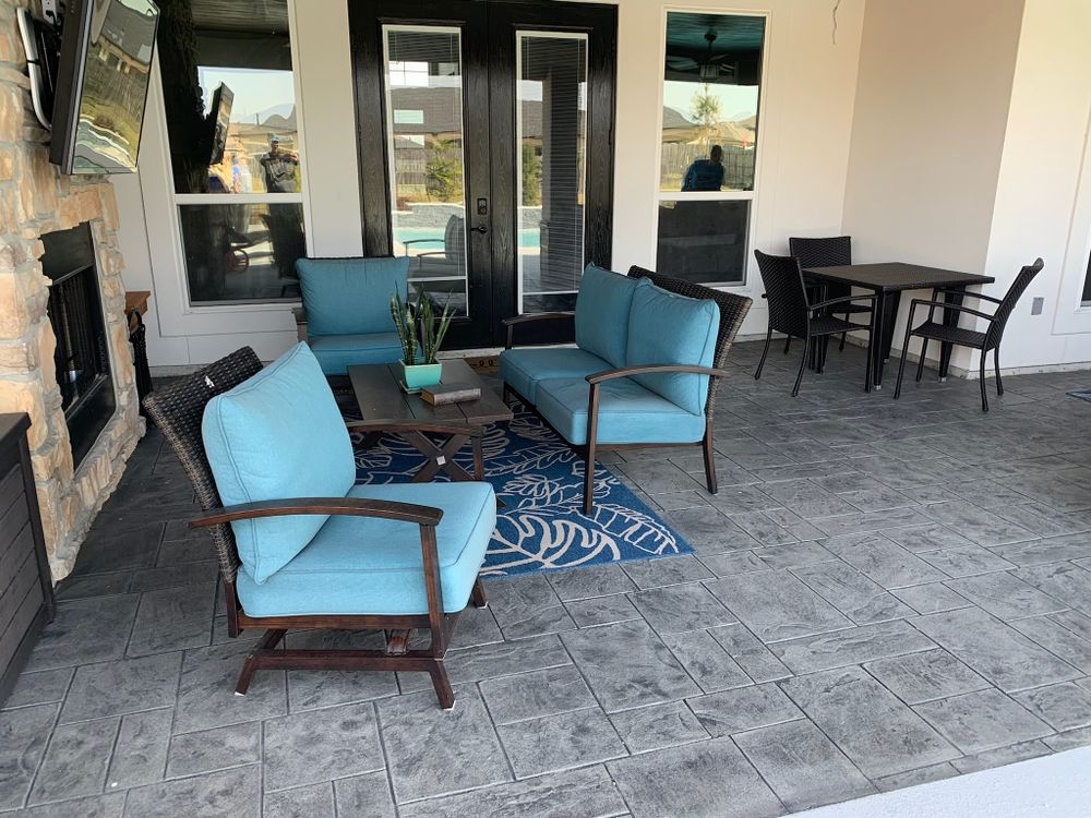 Stamped Concrete for Keen Decorative Concrete in Corpus Christi, TX