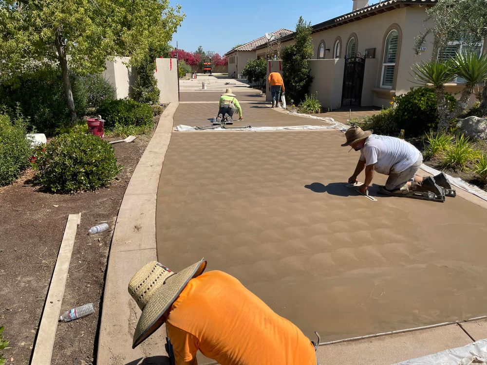 Concrete for Ryan Berrys Concrete Construction in Bakersfield, CA