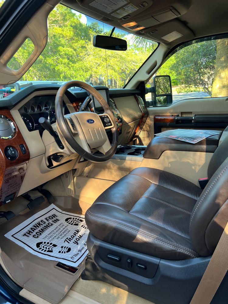 Interior Detailing for Relentless Shine Mobile Detailing in Calabash, NC