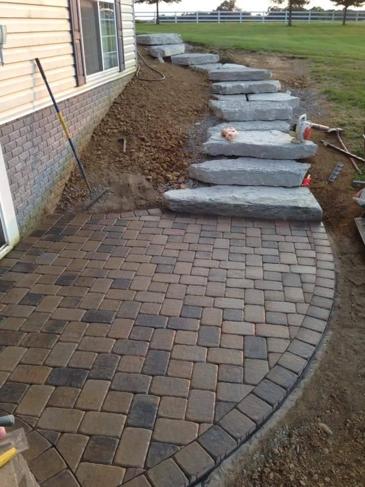 Transform your outdoor space with our natural stone hardscape service, offering durable and aesthetically pleasing solutions that enhance your home's beauty while providing functionality and timeless elegance. for Admiring Landscapes in Lancaster, OH