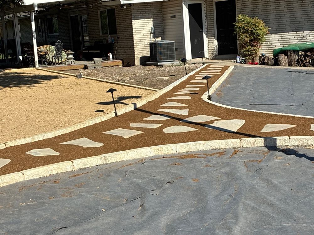 Landscape Design and Installation for Espinoza Landscape in Cibolo, TX