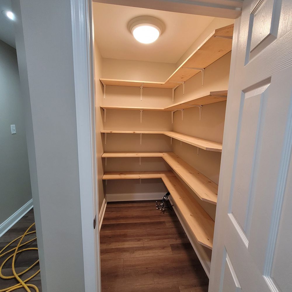 Our expert carpentry service delivers precision and craftsmanship, transforming your home with custom-built furniture, elegant cabinetry, and detailed woodwork tailored to elevate your space's aesthetic and functionality. for Cornerstone Construction in Lynchburg, VA