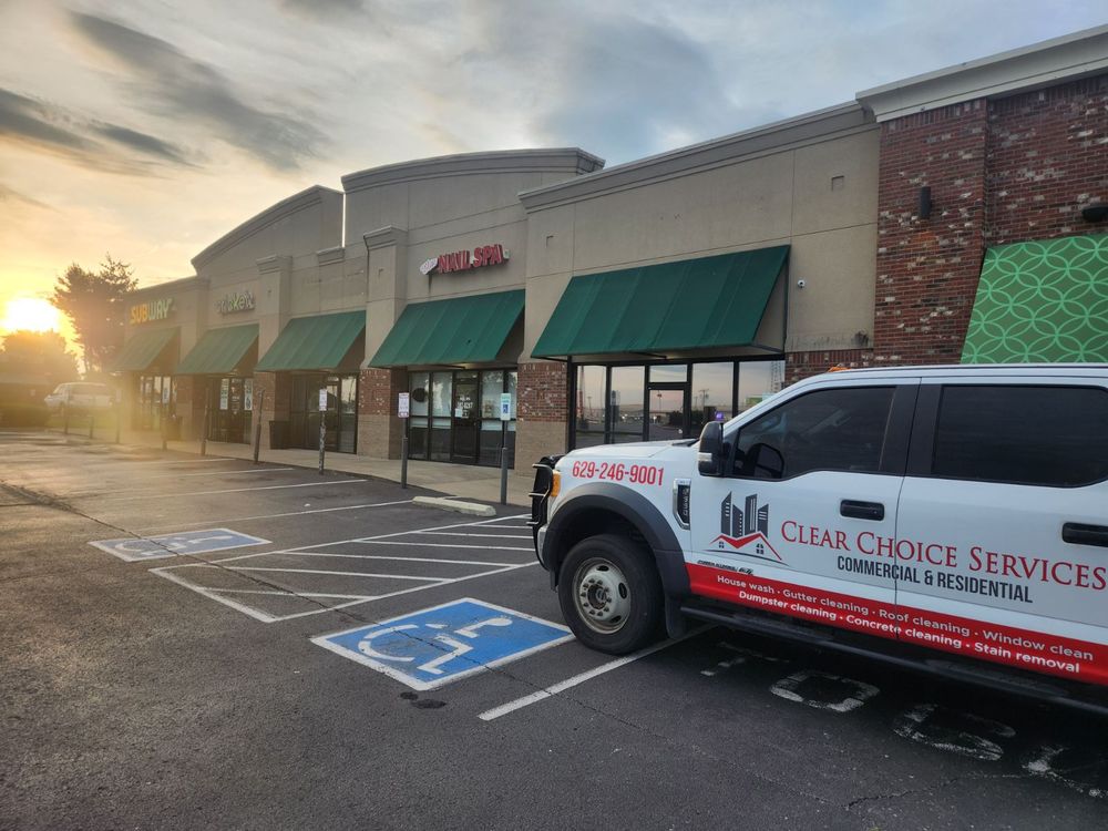 Power Washing for Clear Choice Services in Nashville, TN