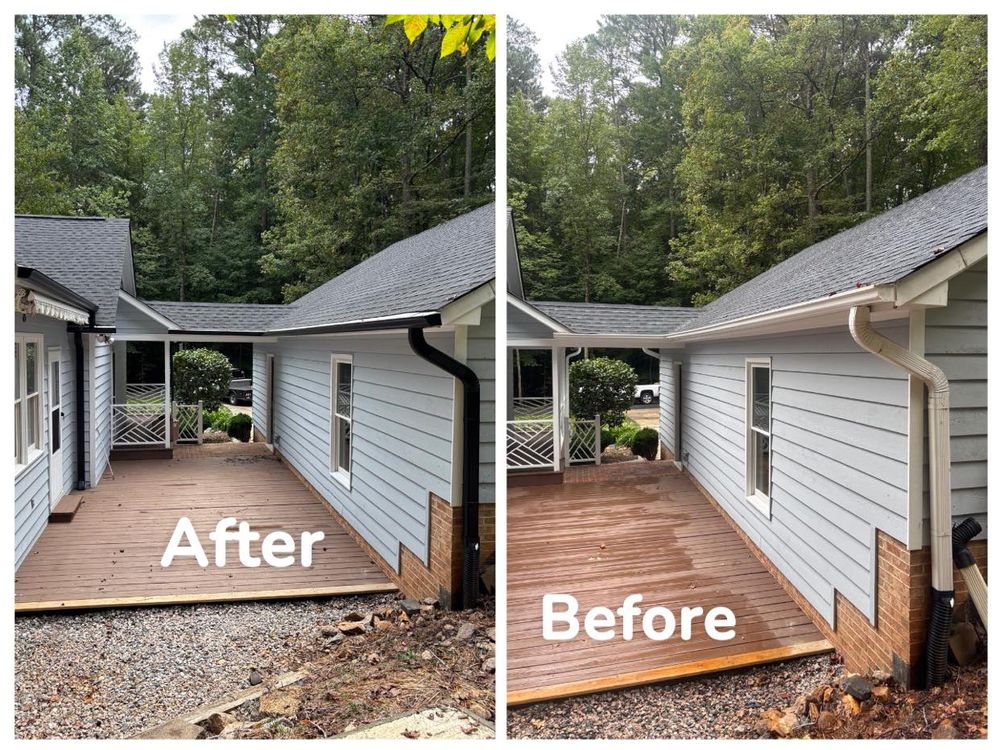 Enhance your outdoor living space with our Deck and Patio Construction services, offering custom designs and expert craftsmanship to create a perfect retreat that complements your home's aesthetic and lifestyle. for Lee’s Hill Top Contracting in Oxford, NC