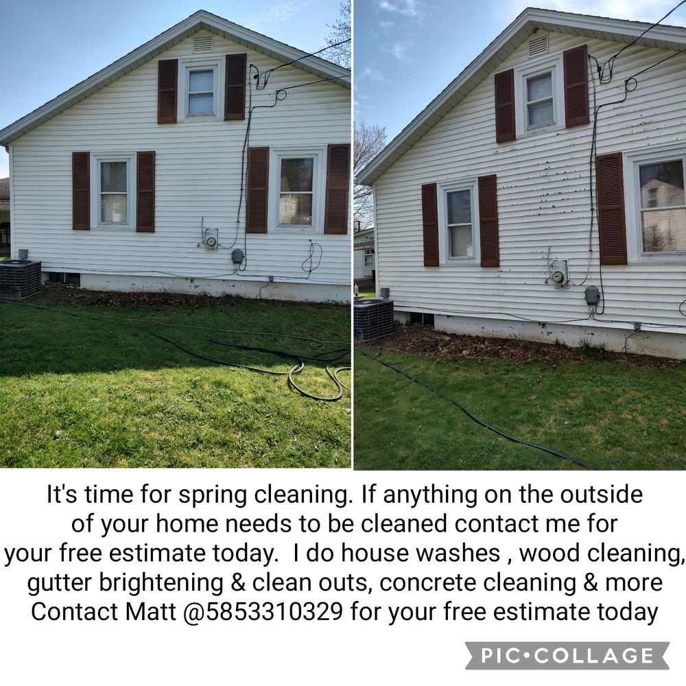 Home Softwash for MMN Cleaning PressureWashing & Gutter Cleaning LLC in Medina, New York