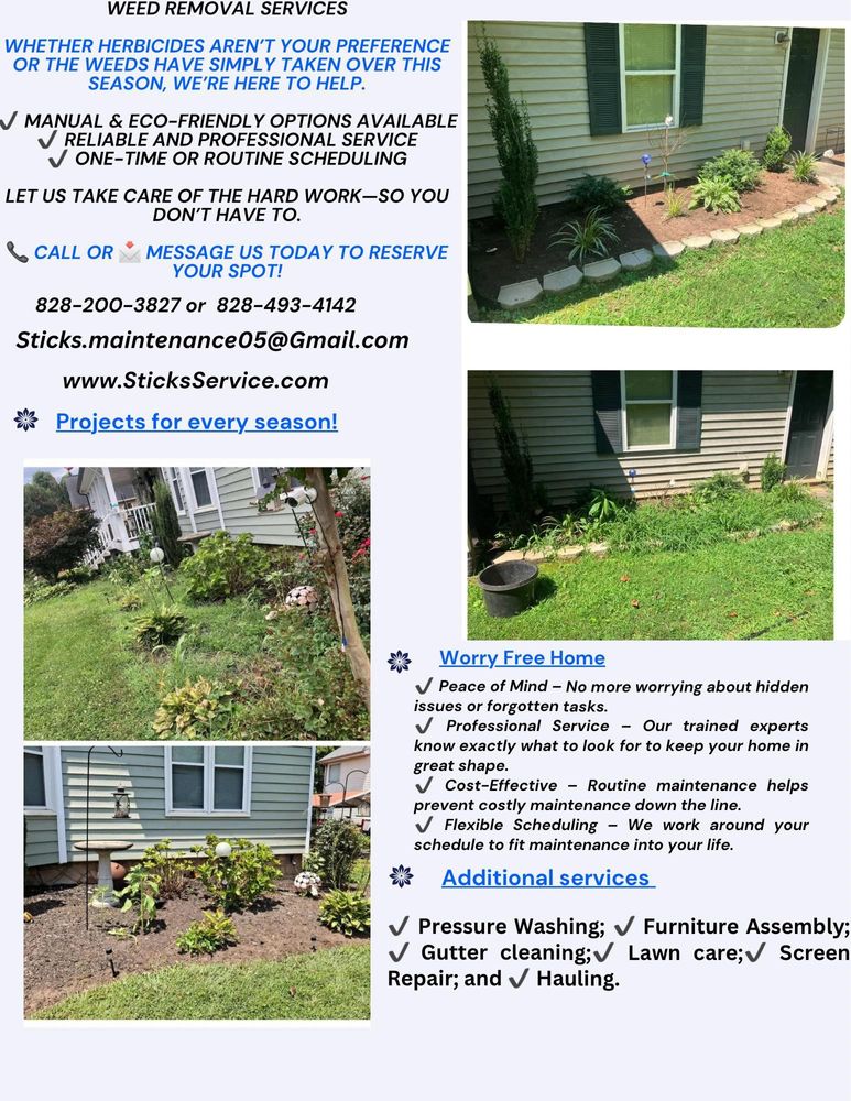 All Photos for Stick’s Paint & Garden Maintenance in Morganton, NC