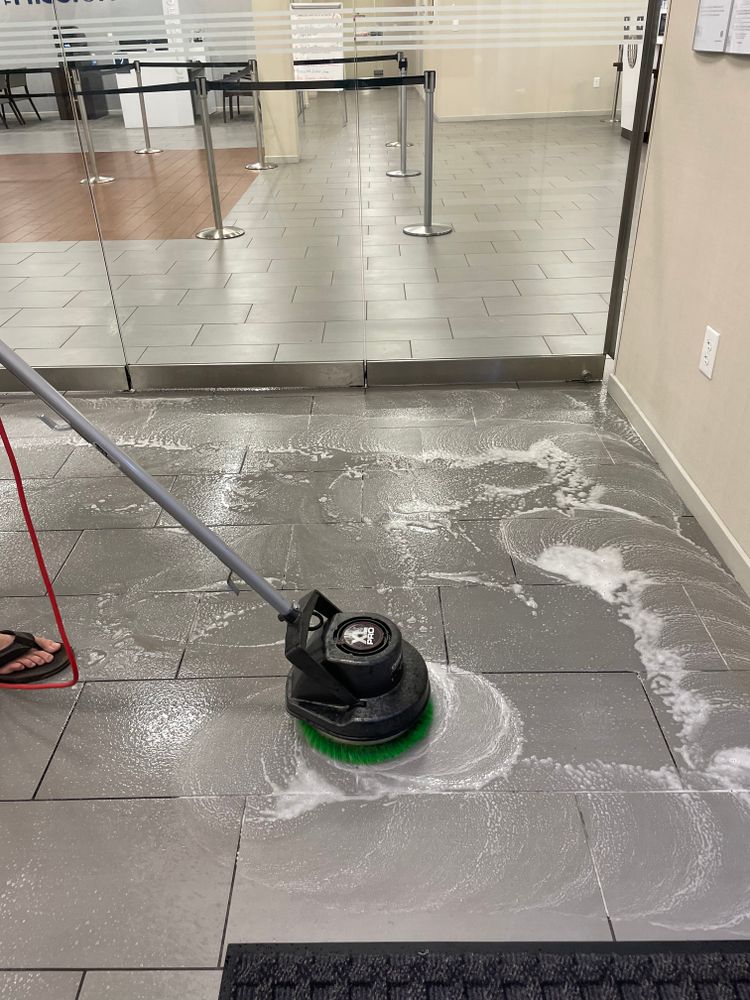 Floor scrubs  for Sparkle Cleaning & Property Preservation LLC in Rocky Face, GA