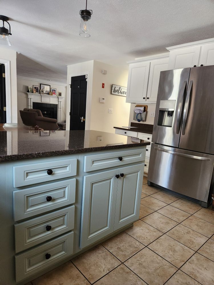 Cabinet Refinishing for Hanson Painting in Newburyport, MA