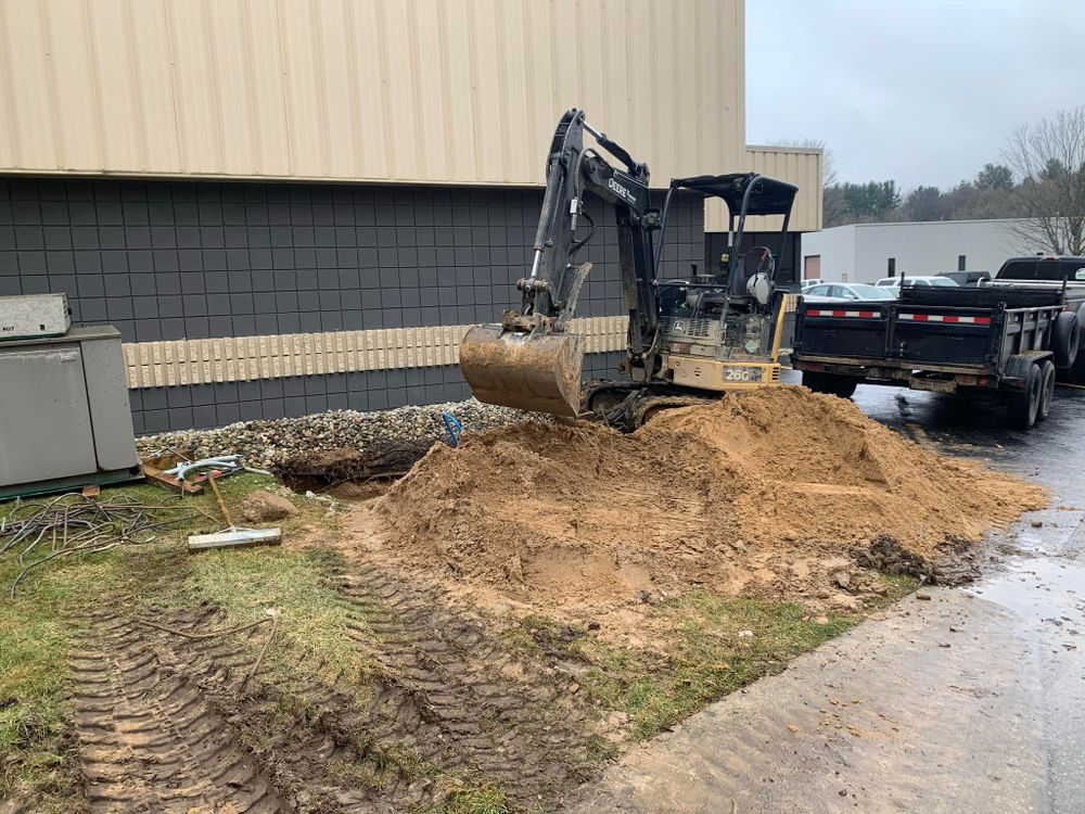 Excavating for Palmer Property Services in Middleville, MI